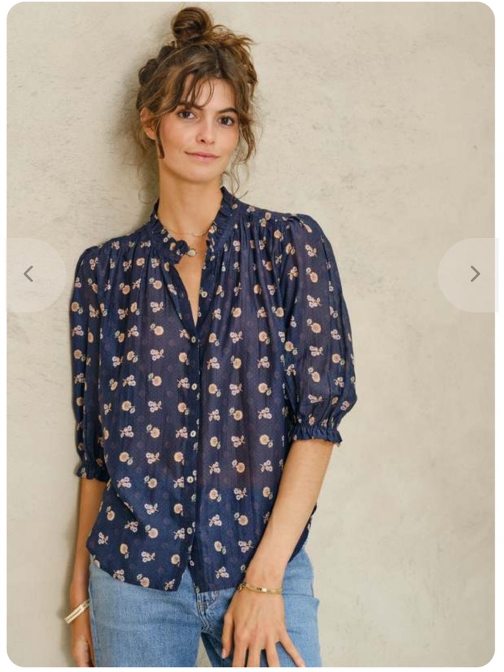 M.A.B.E
DULCIE TOP - NAVY